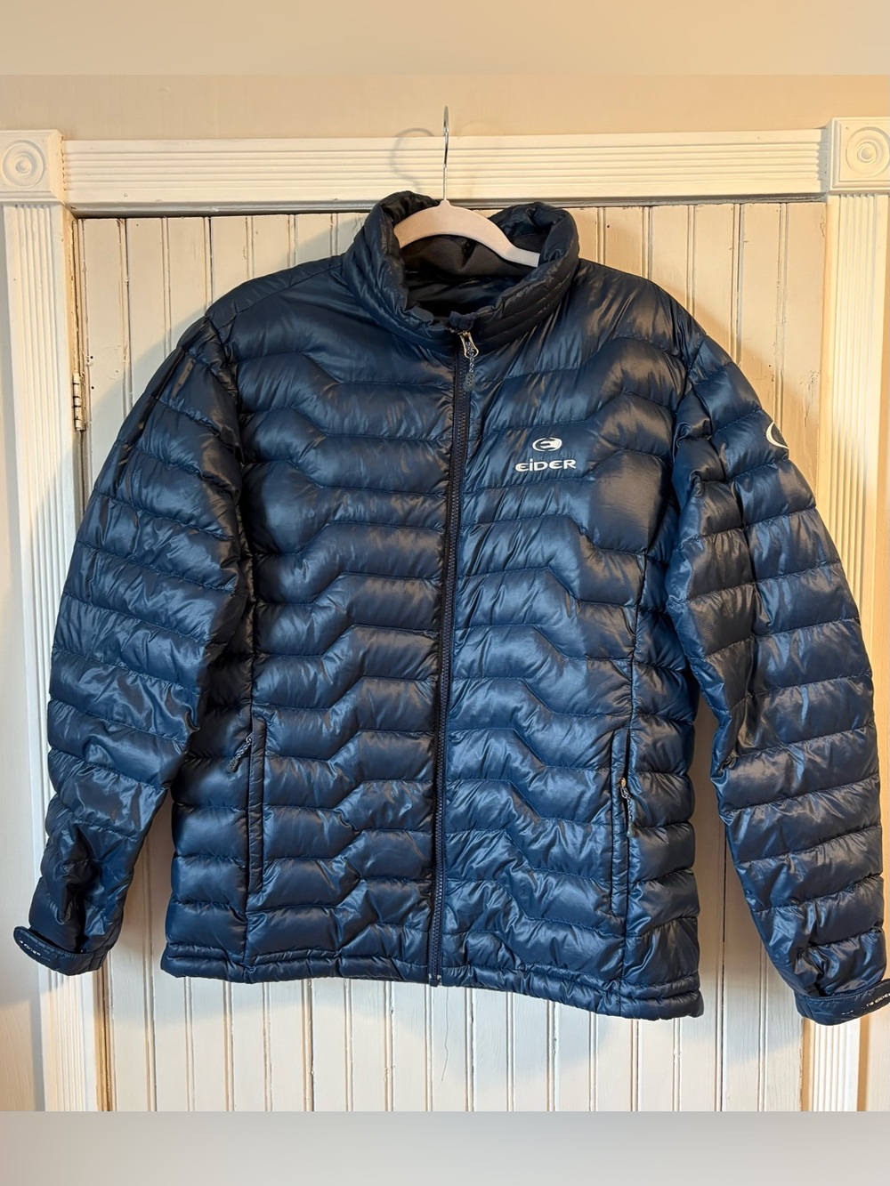 Eider Men’s Large Blue Packable Down Jacket